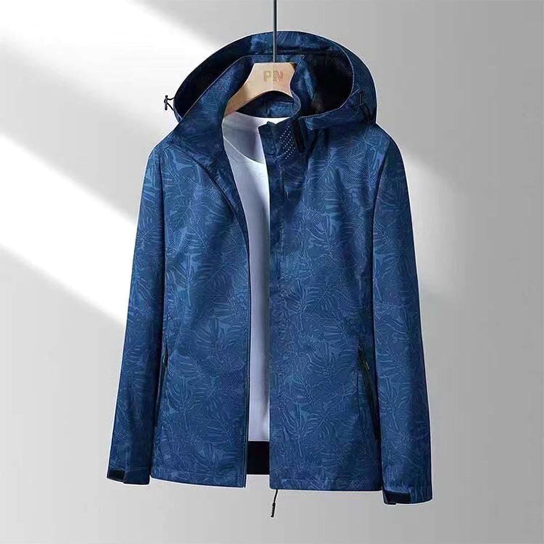 Janet | Damen leichte wasserdichte Jacke mit Kapuze, praktische Outdoor-Jacke | Nomadnts | Navy Blue