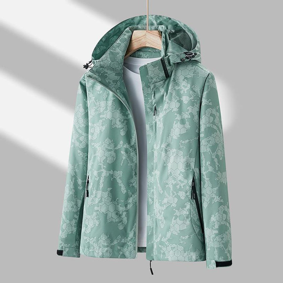 Janet | Damen leichte wasserdichte Jacke mit Kapuze, praktische Outdoor-Jacke | Nomadnts | Black