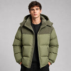 Jared | Herren-Pufferjacke im Oversize-Schnitt, wattierter Wintermantel mit Kapuze | Nomadnts