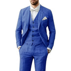 Johannes | Herren Anzug Dreiteiler Royalblau, Hochzeitsanzug | Nomad NTS | Blau