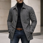 Josef | Herren Wetterschutz Mantel, Winddichte Herrenjacke | Nomad NTS | Grey