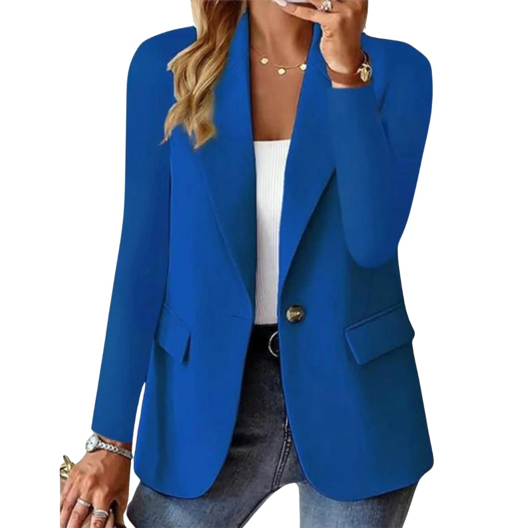 Josephine | Damen langärmeliger Blazer, Blazer-Anzug mit Reverskragen | Nomadnts | Blue