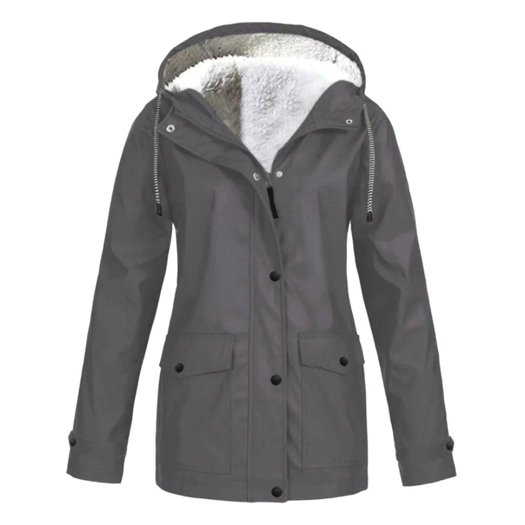 Judith | Damen winddichte Regenjacke mit Kapuze, leichter Herbstmantel | Nomadnts | Nomadnts