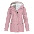 Judith | Damen winddichte Regenjacke mit Kapuze, leichter Herbstmantel | Nomadnts | Dark Grey
