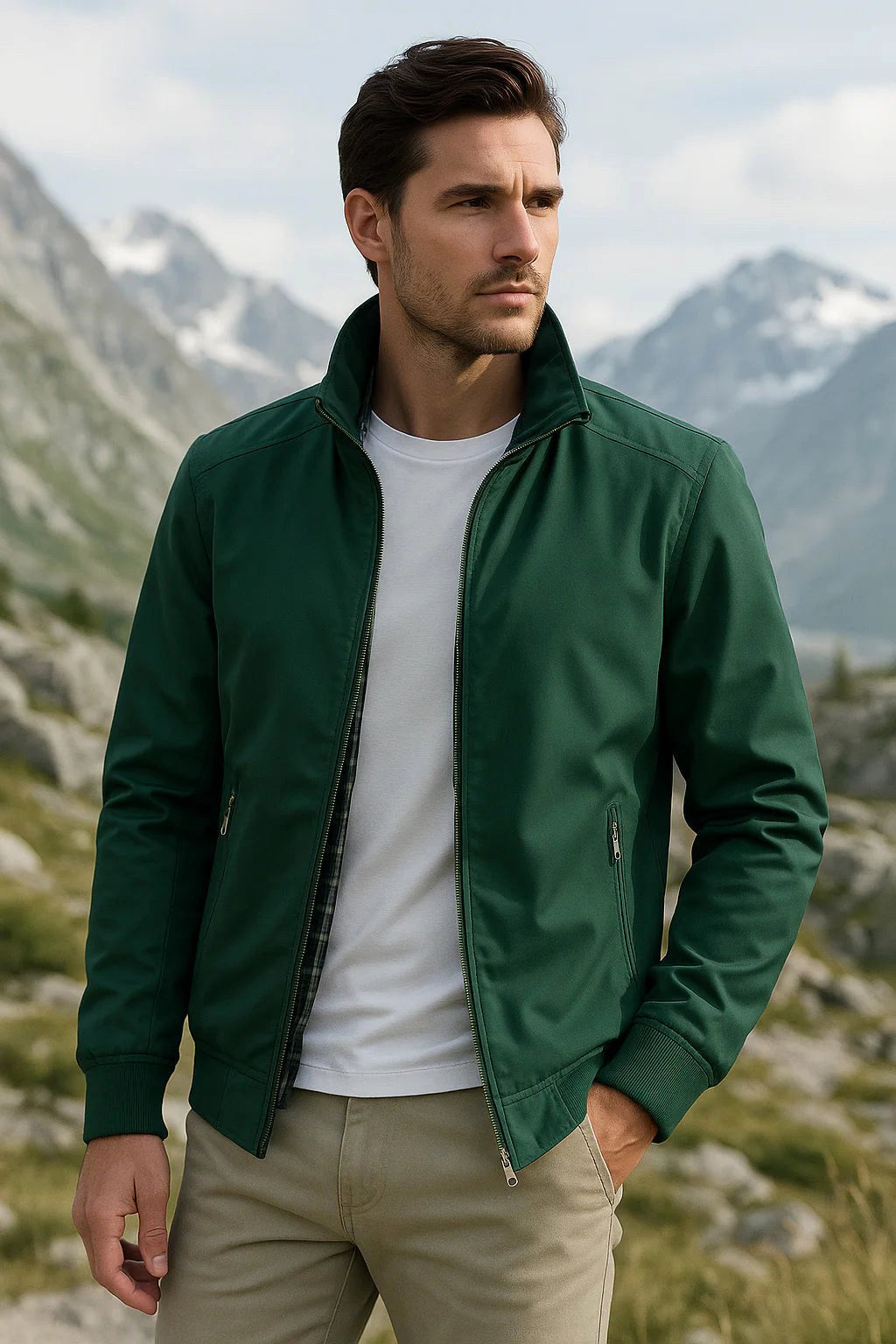 Julian | Herren leichte, winddichte Jacke, Übergangsjacke für den Alltag | Nomadnts | Nomadnts