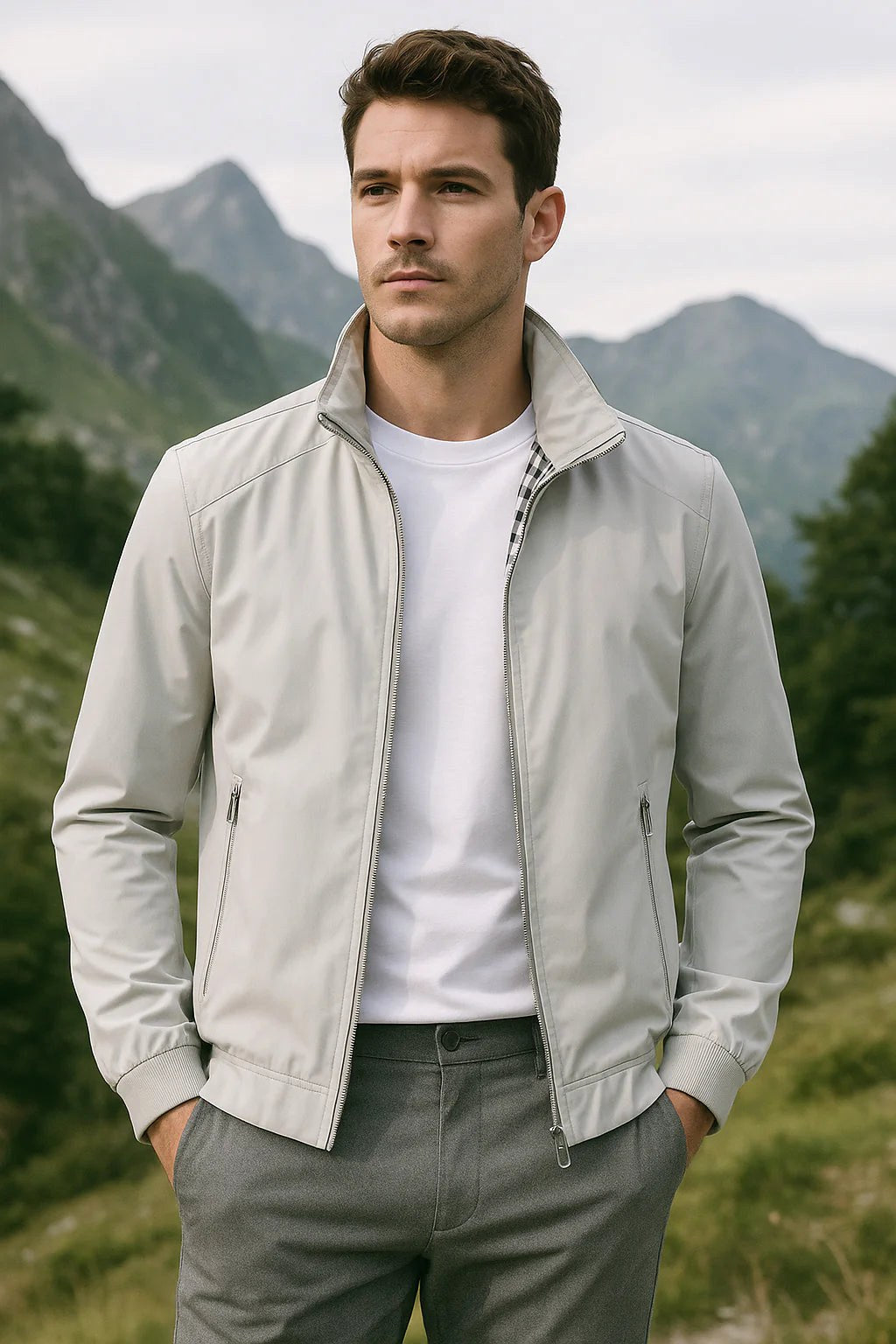 Julian | Herren leichte, winddichte Jacke, Übergangsjacke für den Alltag | Nomadnts | Nomadnts