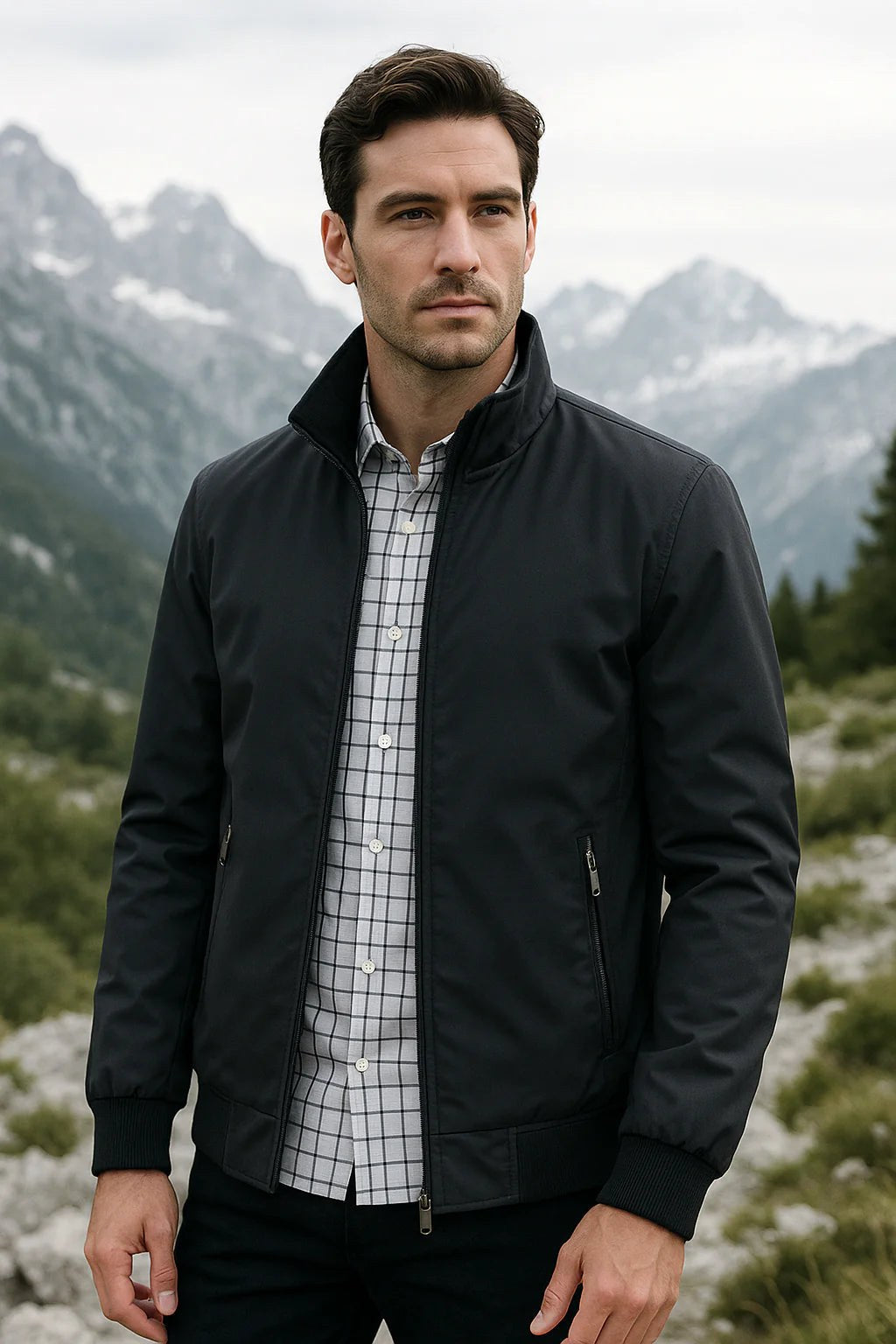 Julian | Herren leichte, winddichte Jacke, Übergangsjacke für den Alltag | Nomadnts | Nomadnts