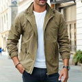 Jürgen | Herrenjacke leicht und vielseitig, klassische Übergangsjacke | Nomad NTS | Khaki