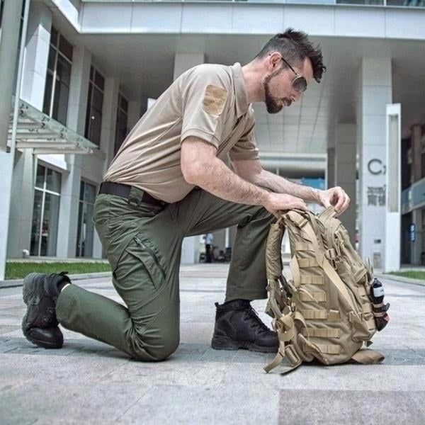 Kacper | Herren-Cargo-Wanderhose mit Taschen, Atmungsaktive Outdoor-Hose | Nomad NTS