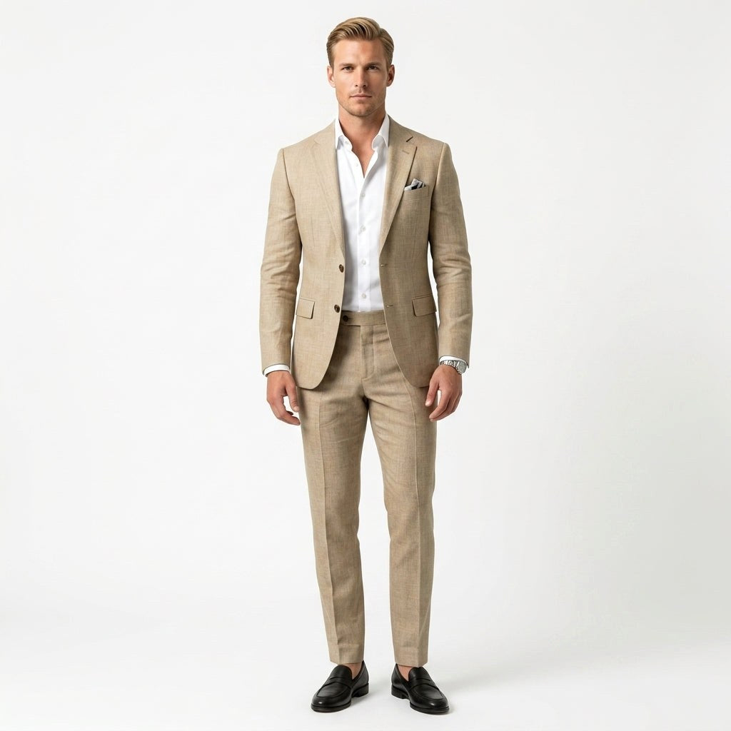 Kamil | Herrengarnatur Slim Fit zweiteilig, Hochzeits- und Businessanzug | Nomad NTS
