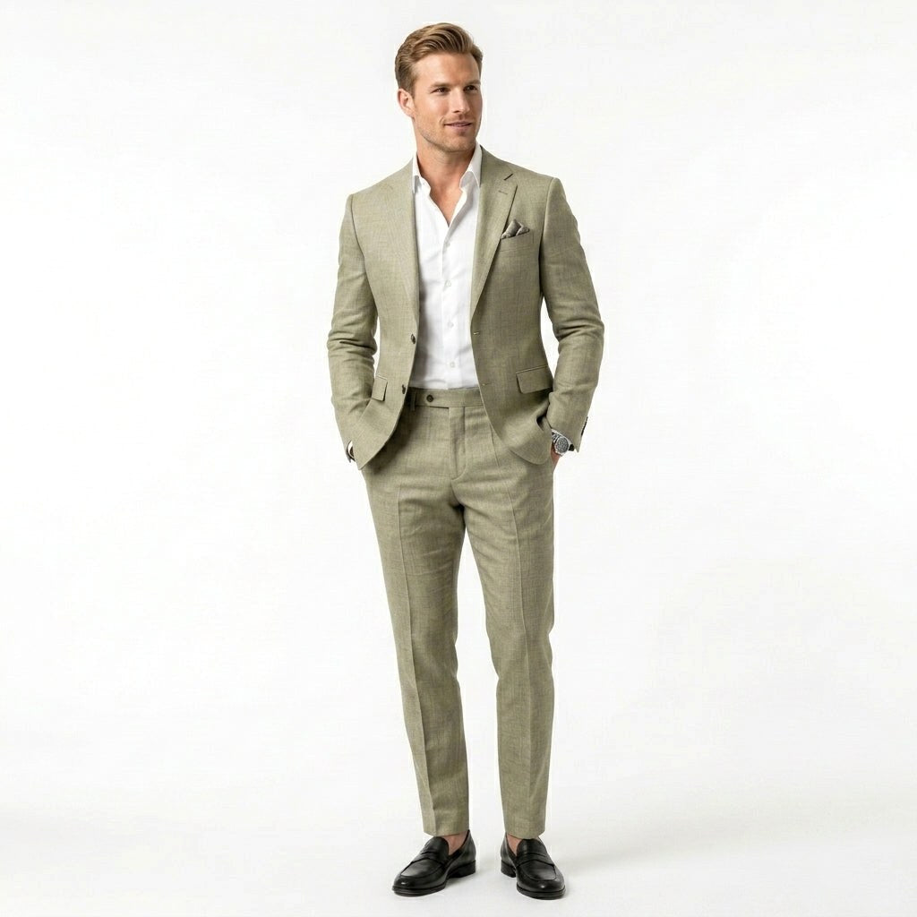 Kamil | Herrengarnatur Slim Fit zweiteilig, Hochzeits- und Businessanzug | Nomad NTS