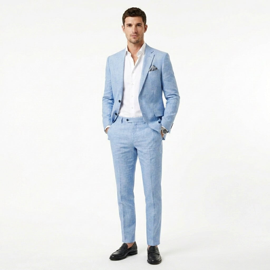 Kamil | Herrengarnatur Slim Fit zweiteilig, Hochzeits- und Businessanzug | Nomad NTS
