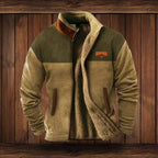 Klaus | Herren Merino-Fleecejacke, Outdoor Funktionsjacke | Nomad NTS | Braun