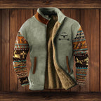 Klaus | Herren Merino-Fleecejacke, Outdoor Funktionsjacke | Nomad NTS | Grau