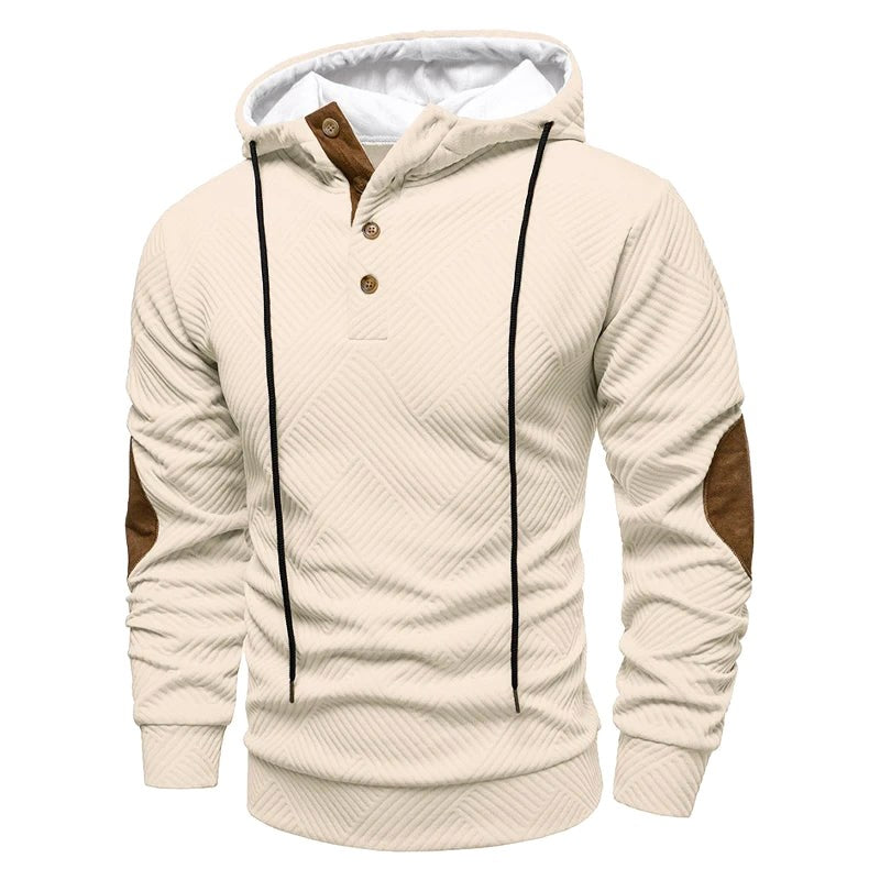 Konrad | Herrenpullover mit strukturierter Webtextur, eleganter Pullover für Herren | Nomad NTS | Donkerblauw