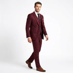Krzysztof | Herrenhose Slim-Fit Dreiteiler-Anzug, eleganter Business-Anzug | Nomad NTS
