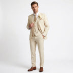 Krzysztof | Herrenhose Slim-Fit Dreiteiler-Anzug, eleganter Business-Anzug | Nomad NTS