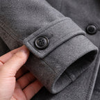Kurt | Herrenwollmantel mit strukturiertem Schnitt, Eleganter Wollmantel für Herbst | Nomad NTS