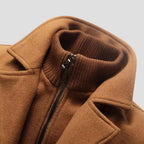 Kurt | Herrenwollmantel mit strukturiertem Schnitt, Eleganter Wollmantel für Herbst | Nomad NTS