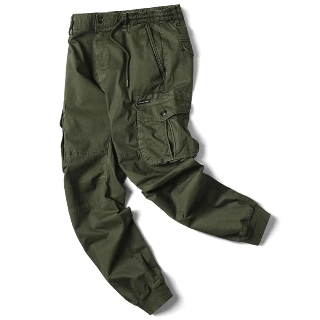 Leo | Herren Utility-Cargohose mit Stretch-Fit, funktionale Taschenhose | Nomadnts | Light Grey