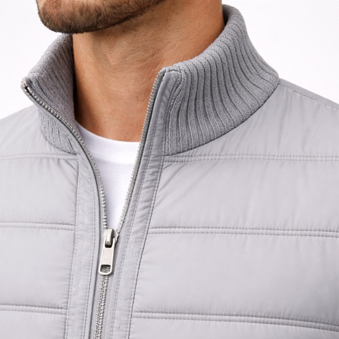 Logan | Herren-Steppjacke mit Wattierung, strukturierte Alltagsjacke | Nomadnts