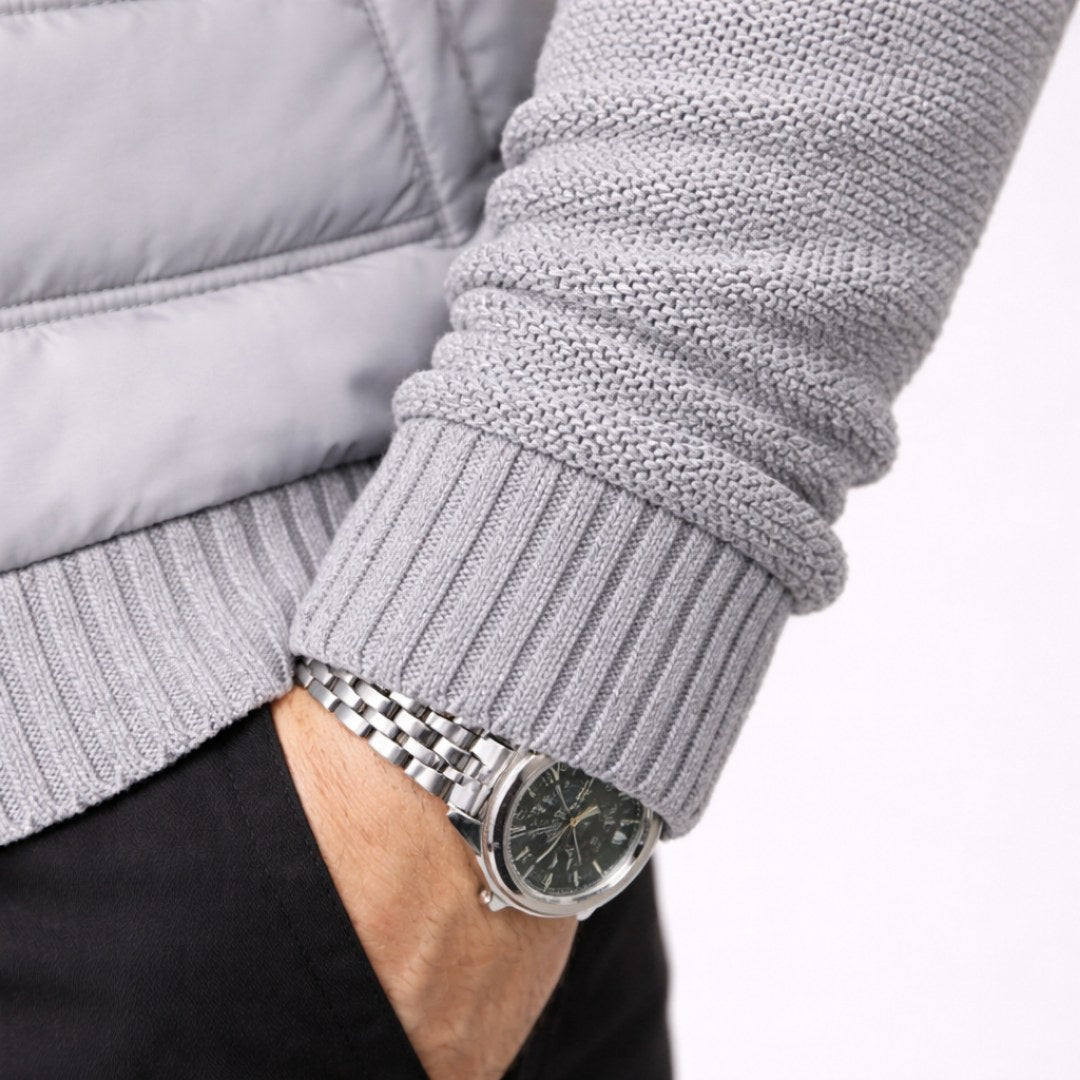 Logan | Herren-Steppjacke mit Wattierung, strukturierte Alltagsjacke | Nomadnts