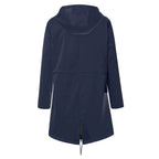 Lorraine | Damen leichter Regenmantel mit Kapuze, wasserabweisender, winddichter Mantel | Nomadnts | Black
