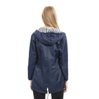 Lorraine | Damen leichter Regenmantel mit Kapuze, wasserabweisender, winddichter Mantel | Nomadnts | Pink