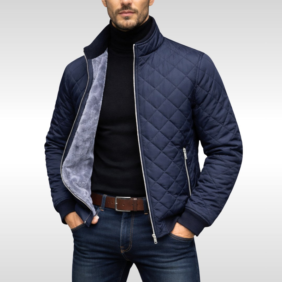 Lothar | Herren Steppjacke mit wärmender Funktion, Herbst Steppjacke | Nomad NTS | Navy Blue