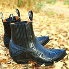 Lucas | Herren Vintage-Cowboystiefel mit Stickerei, Western-Stiefel | Nomadnts | Nomadnts