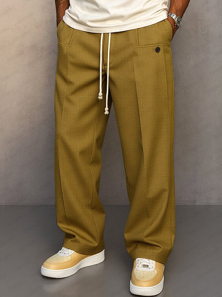 Lukas | Herrenhose mit entspanntem Sitz und Bewegungsfreiheit, lässige Alltags-Hose | Nomad NTS | Khaki