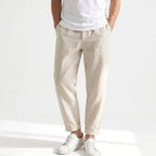 Łukasz | Herrenhose aus Leinen, lockere Passform mit Kordelzug, Sommerhose | Nomad NTS