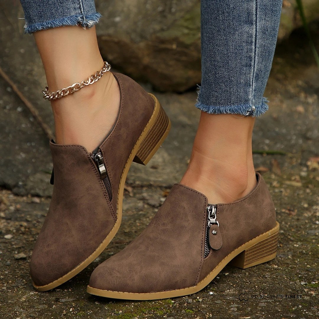 Mabel | Damen orthopädische Stiefel, stützende Alltagsstiefel | Nomadnts | Apricot