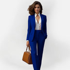 Magdalena | Damen tailliert geschnittener Blazer-Anzug, Zweiteiler-Hosenanzug | Nomadnts | Nomadnts