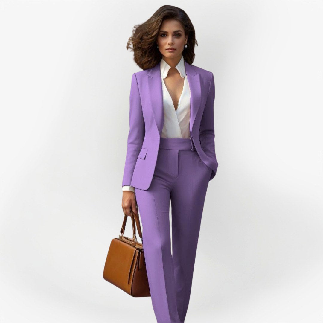 Magdalena | Damen tailliert geschnittener Blazer-Anzug, Zweiteiler-Hosenanzug | Nomadnts | Nomadnts