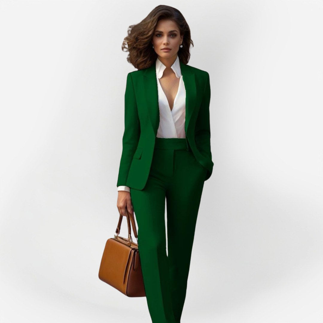 Magdalena | Damen tailliert geschnittener Blazer-Anzug, Zweiteiler-Hosenanzug | Nomadnts | Nomadnts