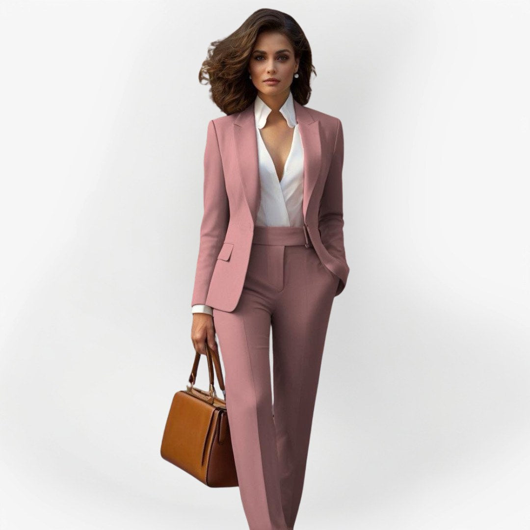 Magdalena | Damen tailliert geschnittener Blazer-Anzug, Zweiteiler-Hosenanzug | Nomadnts | Nomadnts