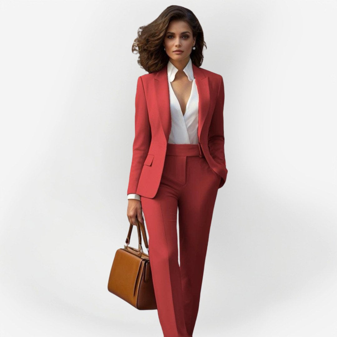 Magdalena | Damen tailliert geschnittener Blazer-Anzug, Zweiteiler-Hosenanzug | Nomadnts | Nomadnts