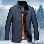 Manfred | Herren-Winterjacke mit wasserabweisendem Material, Funktionale Herbst-Jacke | Nomad NTS | Blau