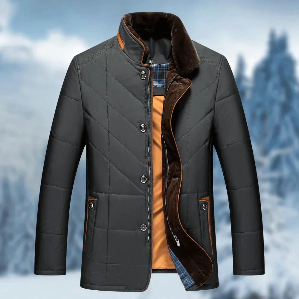 Manfred | Herren-Winterjacke mit wasserabweisendem Material, Funktionale Herbst-Jacke | Nomad NTS | Rot