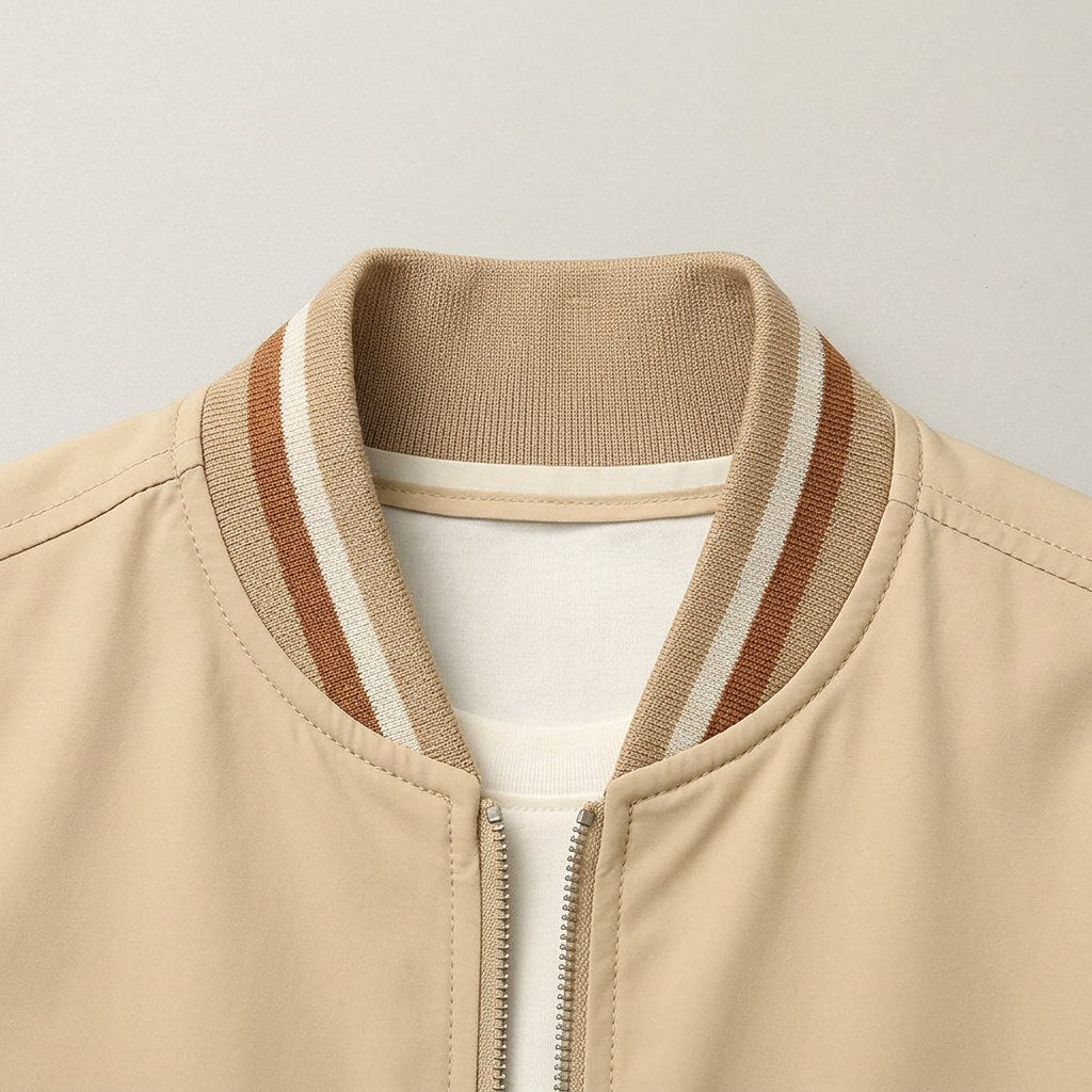 Marcin | Leichte Bomberjacke mit Kontrastdetails, Sportive Übergangsjacke | Nomad NTS