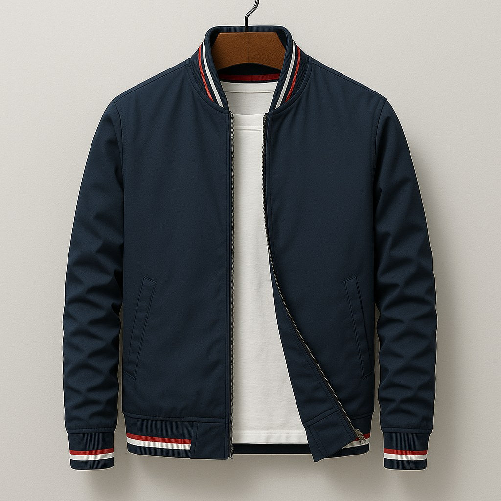 Marcin | Leichte Bomberjacke mit Kontrastdetails, Sportive Übergangsjacke | Nomad NTS