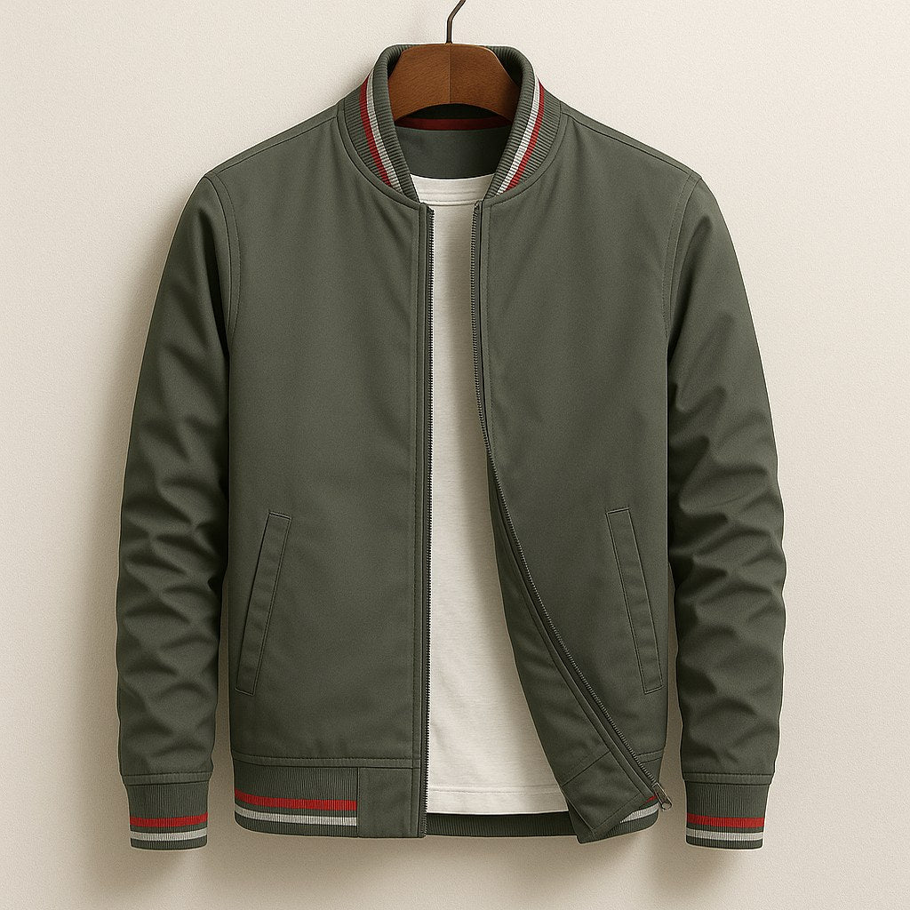 Marcin | Leichte Bomberjacke mit Kontrastdetails, Sportive Übergangsjacke | Nomad NTS