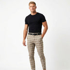 Marek | Herrenhose mit Windowpane-Muster, Elegante Businesshose | Nomad NTS