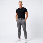 Marek | Herrenhose mit Windowpane-Muster, Elegante Businesshose | Nomad NTS
