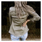 Margaret | Damen klassische Jeansjacke, zeitlose Denim-Jacke | Nomadnts | Nomadnts