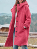 Marlene | Damen Wärmender Kuschel-Mantel, Eleganter Herbst-Mantel | Nomad NTS | Rosa