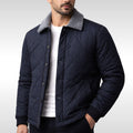 Mason | Herren-Fleecejacke mit Steppung, warme Herbstjacke | Nomadnts | Blau