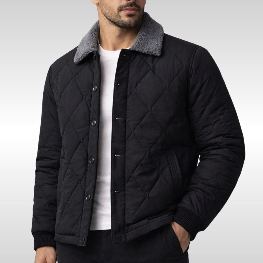 Mason | Herren-Fleecejacke mit Steppung, warme Herbstjacke | Nomadnts