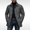 Matthias | Herrenjacke mit Wasser­abweisender Oberfläche, Moderner Herbst-Herrenjacke | Nomad NTS | Gray